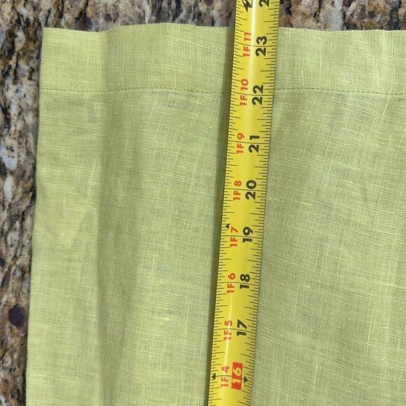 Kathleen Sommers Linen Sleeveless Round Neck Tank Top In Pistachio Size 0X - Picture 7 of 7